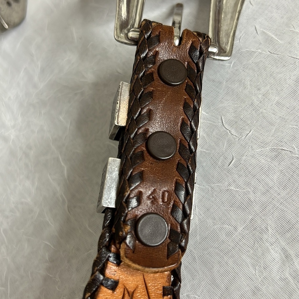 Appaloosa Hand Tooled Reversible Leather Belt Size 40 - Picture 6 of 12